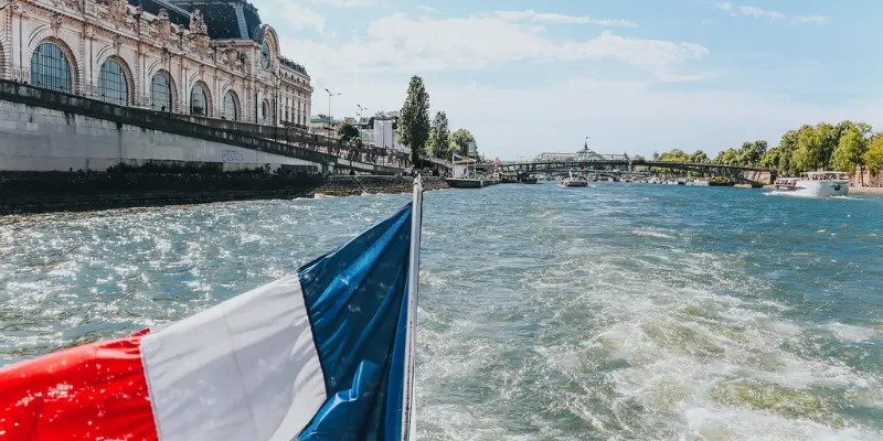 Boat tour on the Seine River