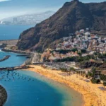 Playa de Las Teresitas, a famous beach located in Santa Cruz de Tenerife