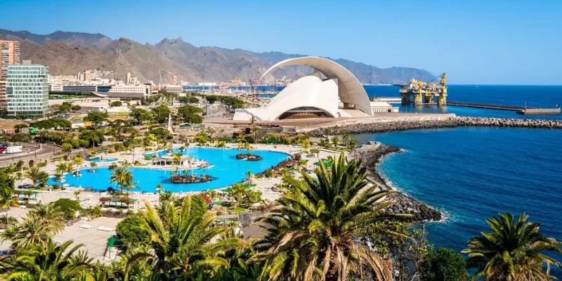 Scenic viewpoint in Santa Cruz de Tenerife