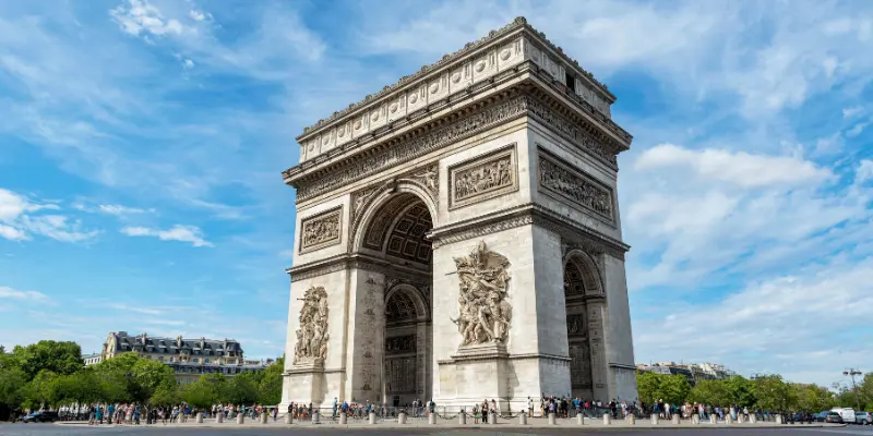 Arc de Triomphe in Paris, France