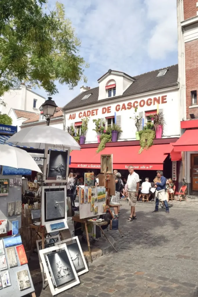 Au Cadet de Gascogne restaurant in Paris's Place du Tertre