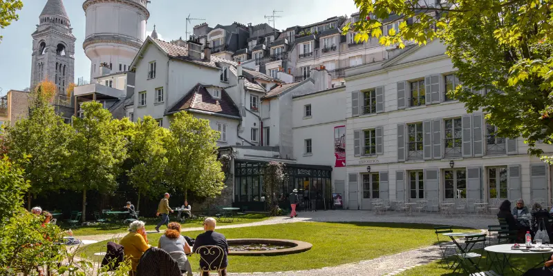 Jardins Renoir at the Musée de Montmartre