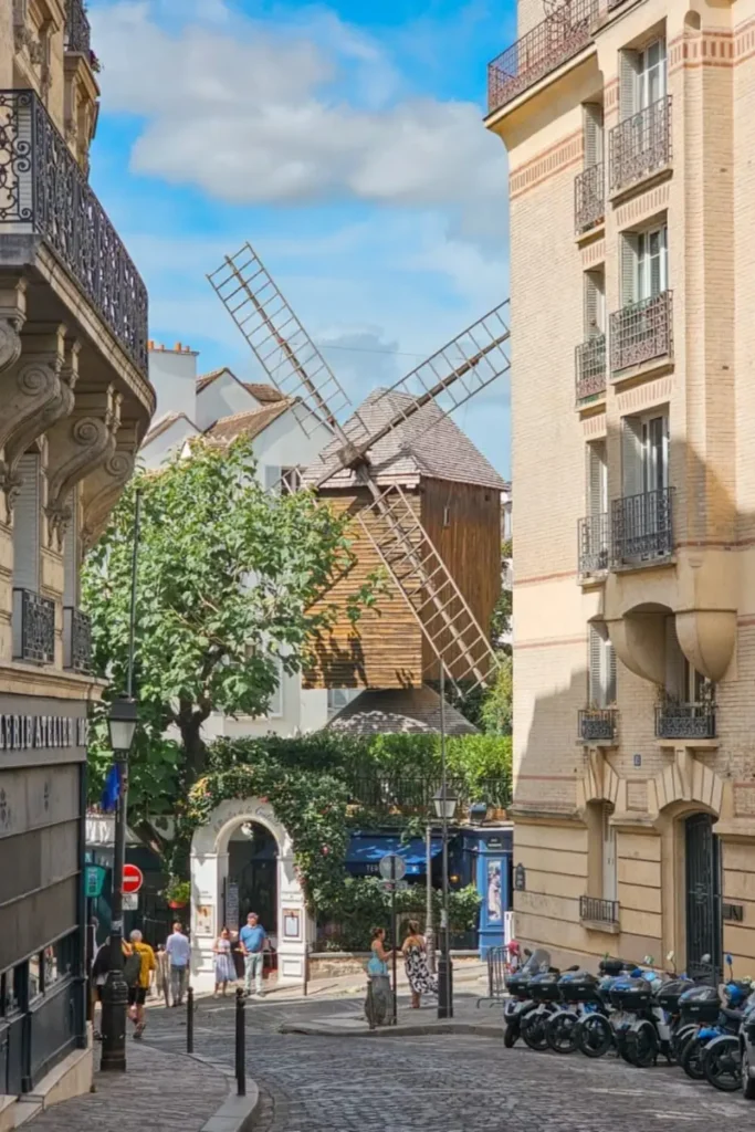 Moulin Radet, a historic 18th-century windmill