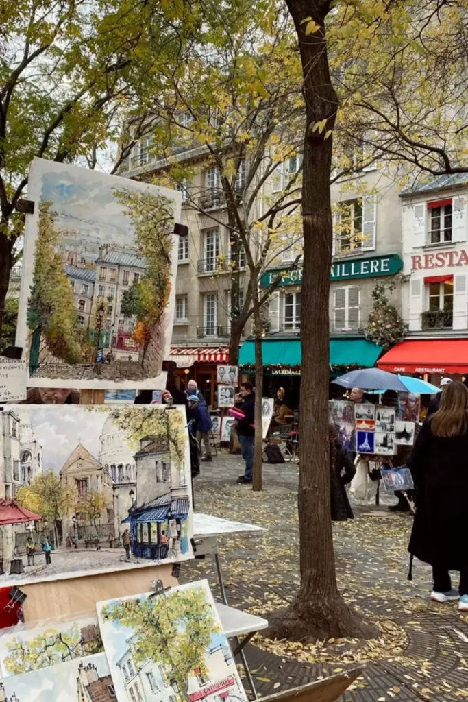 Place du Tertre in the Montmartre